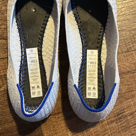 Rothy’s The Point Flat Gray 5.5 - Picture 6 of 6